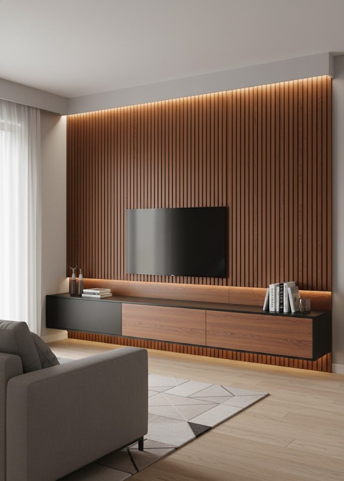 Tấm ốp tường lam sóng PVC