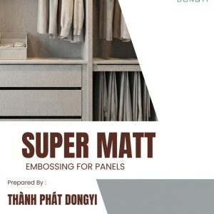 Catalog Super Matt Panels Giả Da