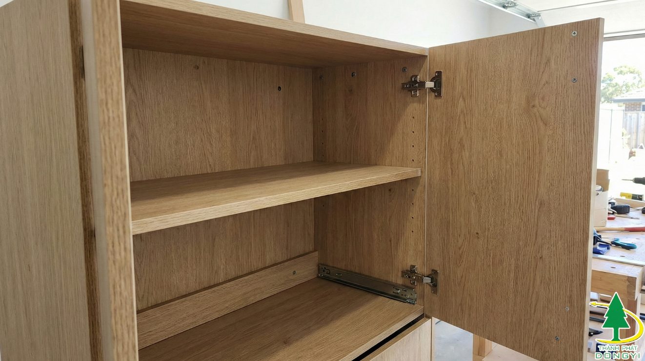 Thùng tủ bên trong phủ Melamine