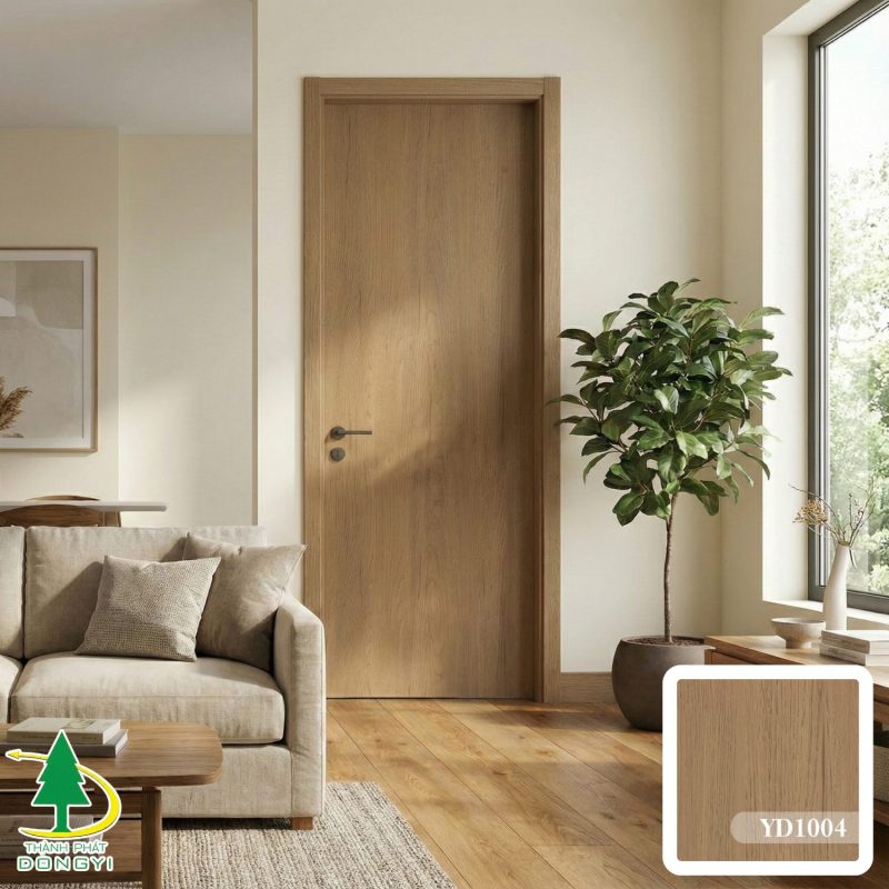 cửa nhựa composite dán màng pvc mã YD1004