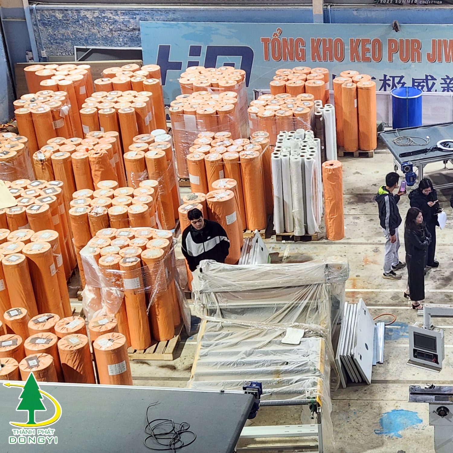 Kho màng film PVC tại Thành Phát Dongyi Việt Nam