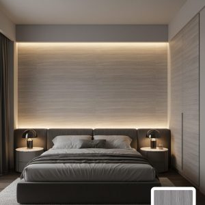 Ảnh đẹp nội thất Màng film pvc vân xước màu ghi xám YD1002