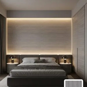 Ảnh đẹp nội thất Màng film pvc vân xước màu ghi xám YD1002