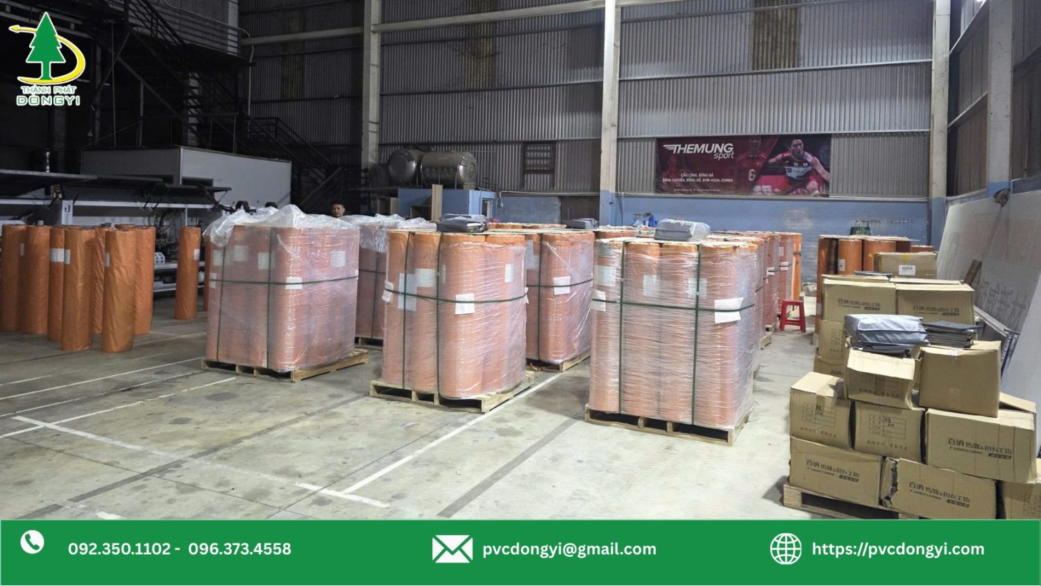 Kho màng film PVC PETG số lượng lớn tại Bắc Ninh - Thành Phát Dongyi