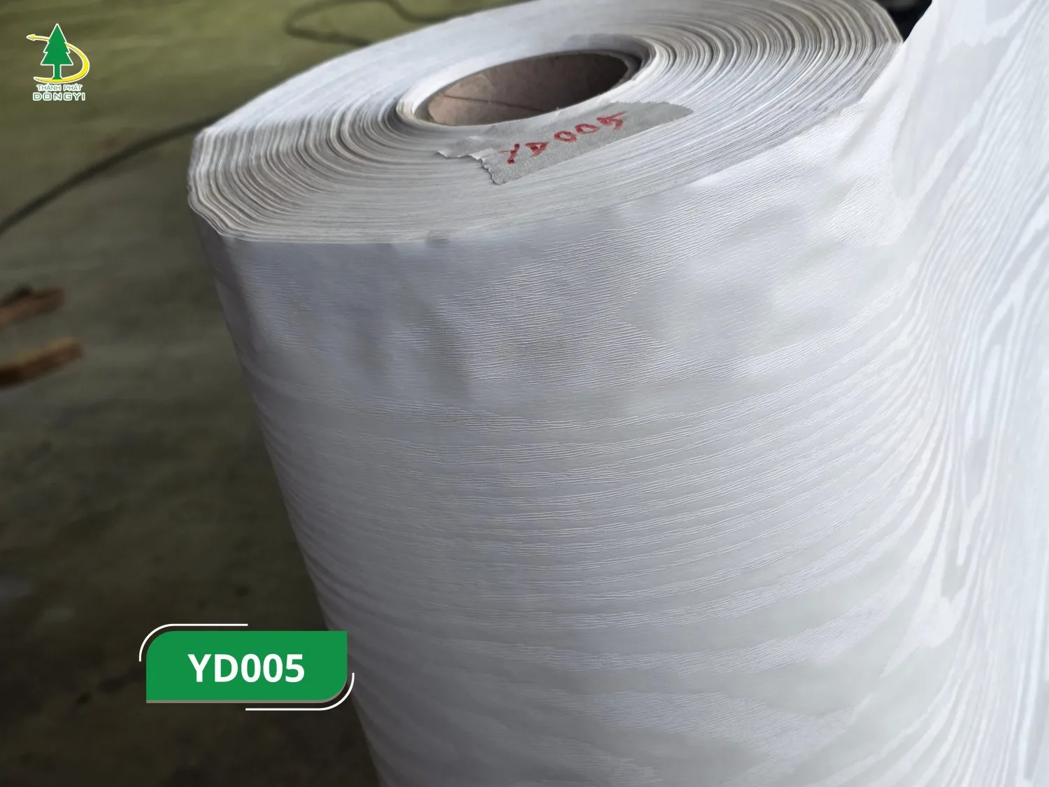 Ảnh nội thất màng film pvc vân gỗ Sồi Trắng YD005 Thành Phát Dongyi -1