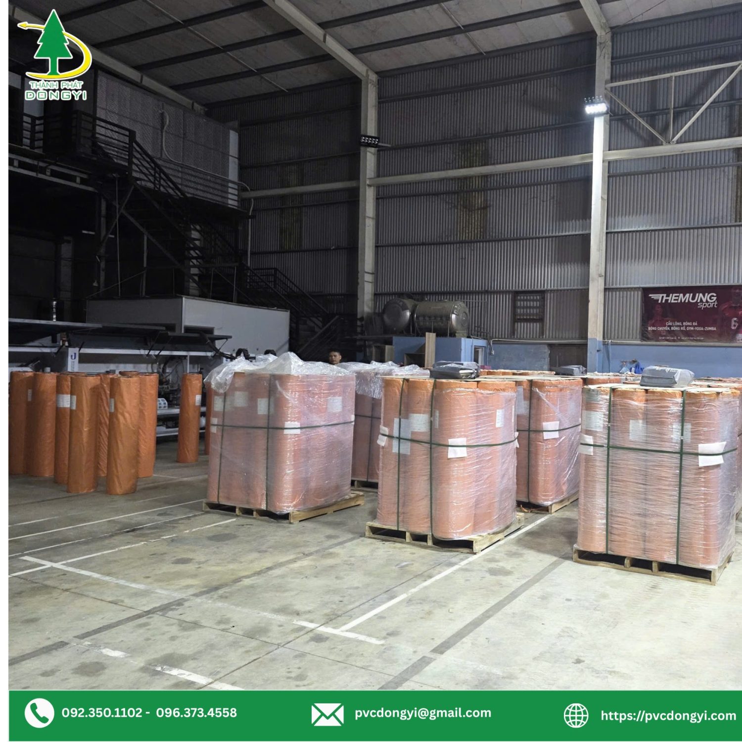 Kho màng film pvc Thành Phát Dongyi