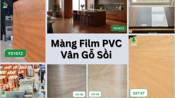 Màng Film PVC Vân Gỗ Sồi