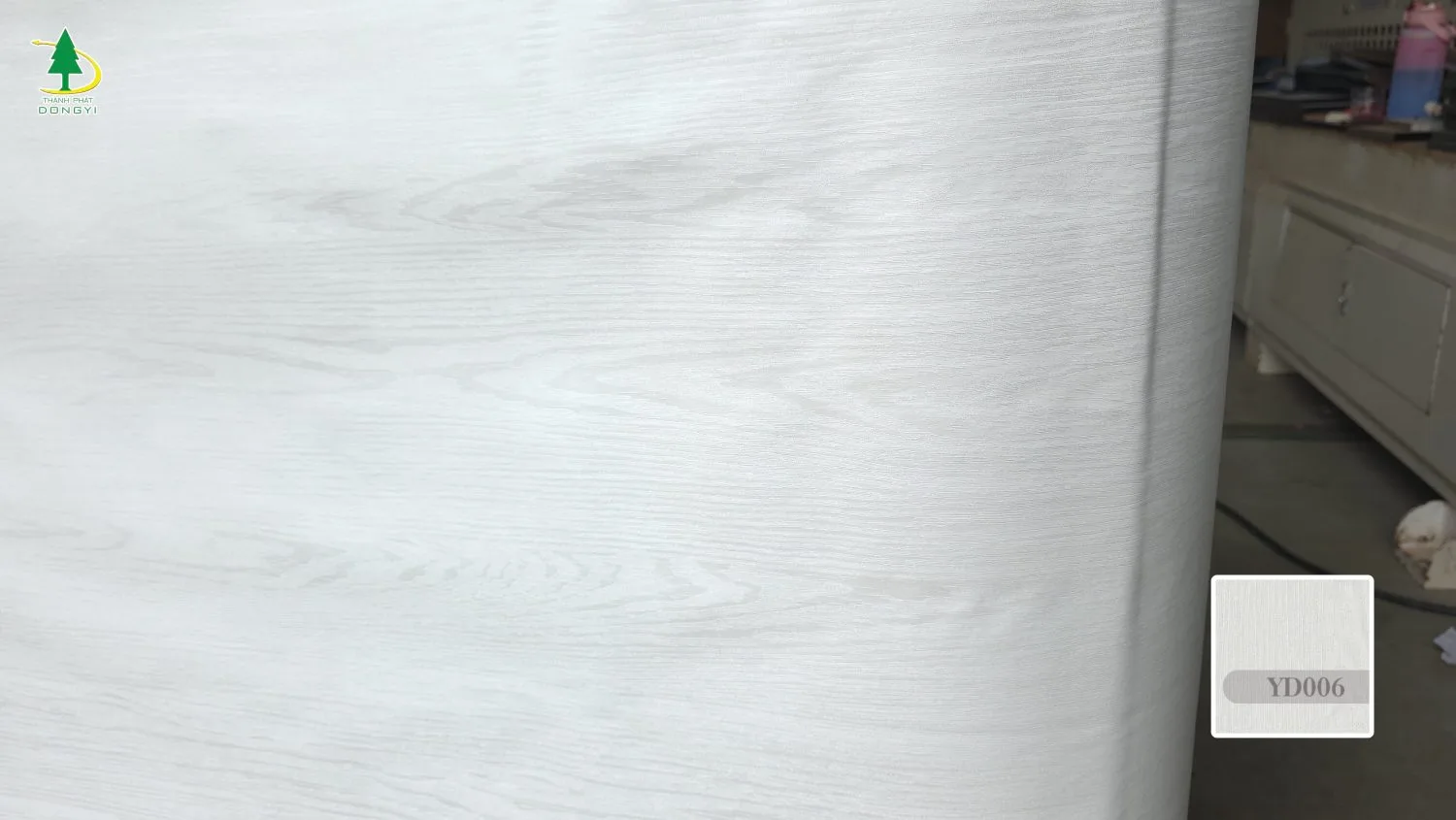 màng film pvc vân gỗ YD006A -5 Gỗ Sồi Trắng Thành Phát Dongyi