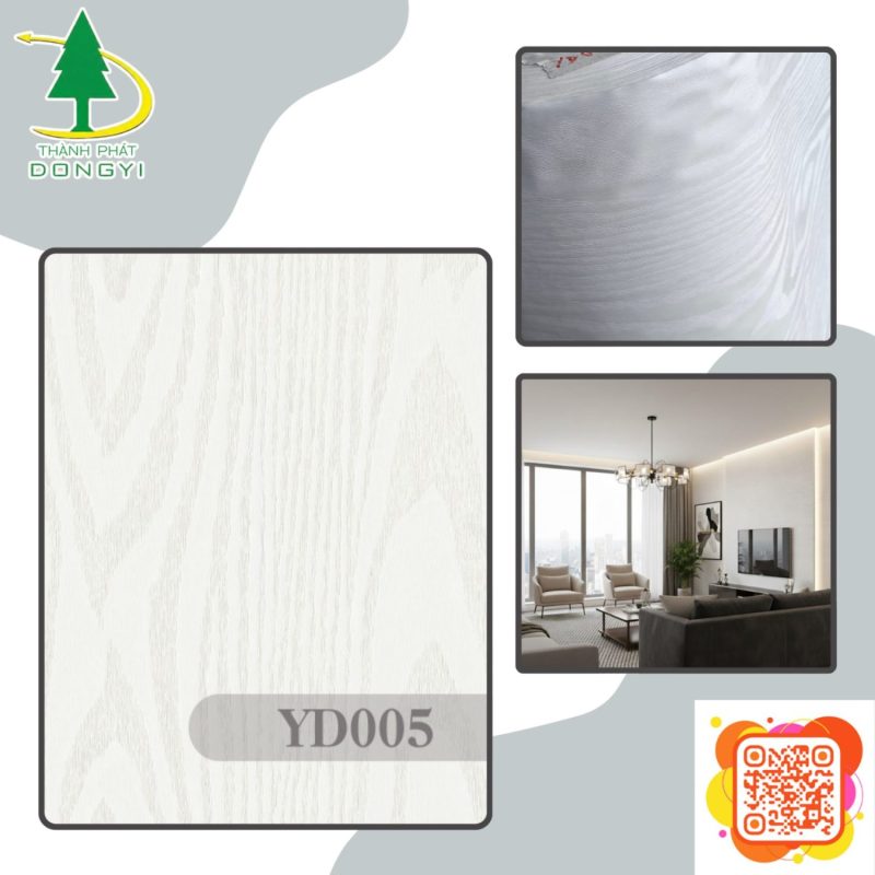 Màng Film PVC Vân Gỗ Sồi Trắng Mã YD005