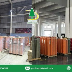 Ảnh kho màng pvc, màng petg thành phát dongyi tại Bắc Ninh