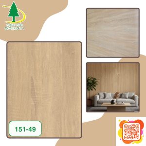 Màng film pvc vân gỗ sồi Sonoma Màu Sáng mã 151-49 ECOMIN 389 Thành Phát Dongyi