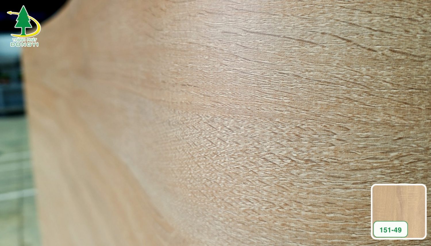 Màng film pvc vân gỗ sồi Sonoma Màu Sáng mã 151-49 ECOMIN 389 Thành Phát Dongyi (4)