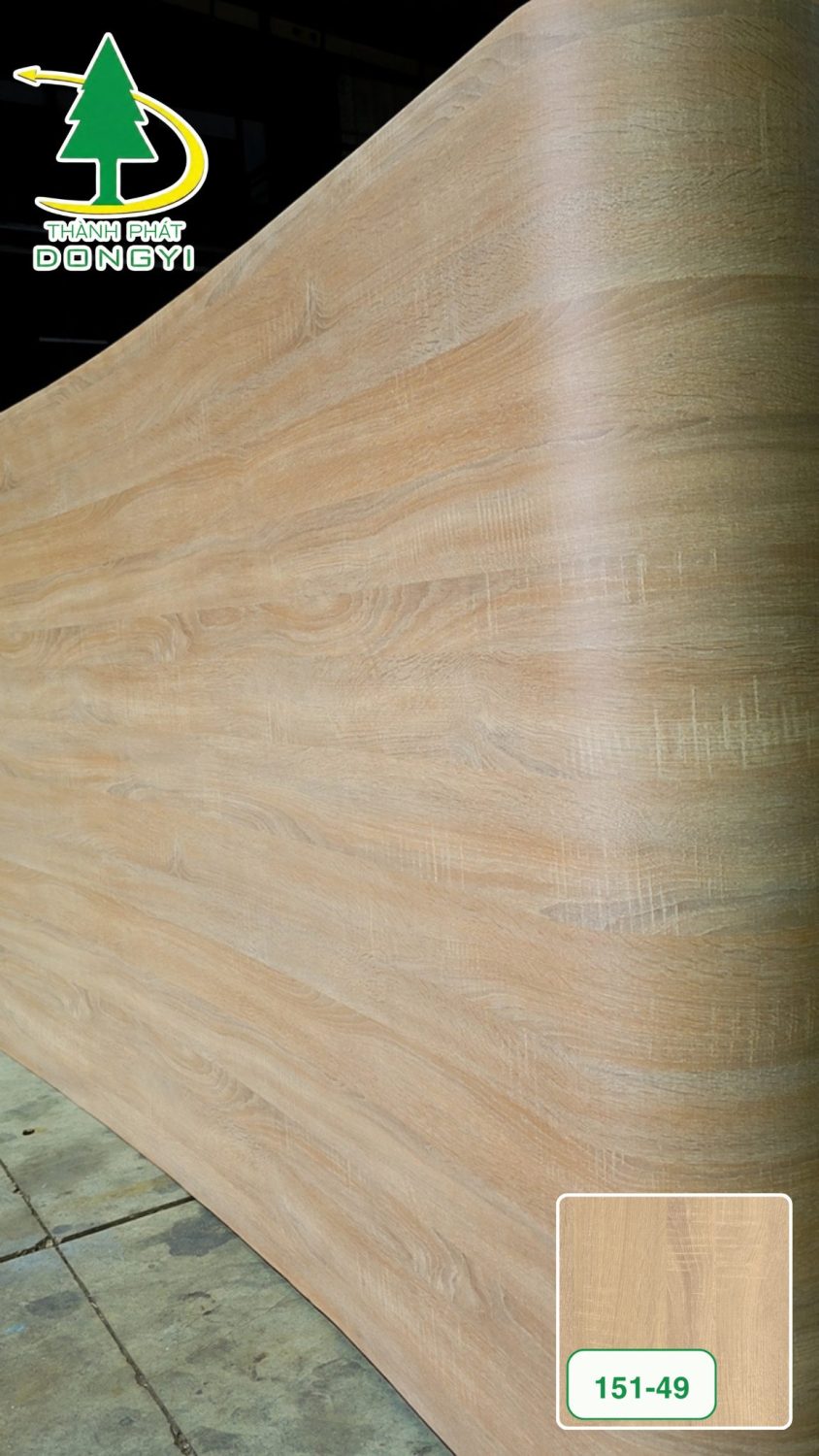 Màng film pvc vân gỗ sồi Sonoma Màu Sáng mã 151-49 ECOMIN 389 Thành Phát Dongyi (6) Màng film pvc vân gỗ sồi Sonoma Màu Sáng mã 151-49 ECOMIN 389 Thành Phát Dongyi (6)