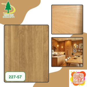 Màng film vân gỗ sồi Waveless Allover mã 227-57 Thành Phát Dongyi (6)