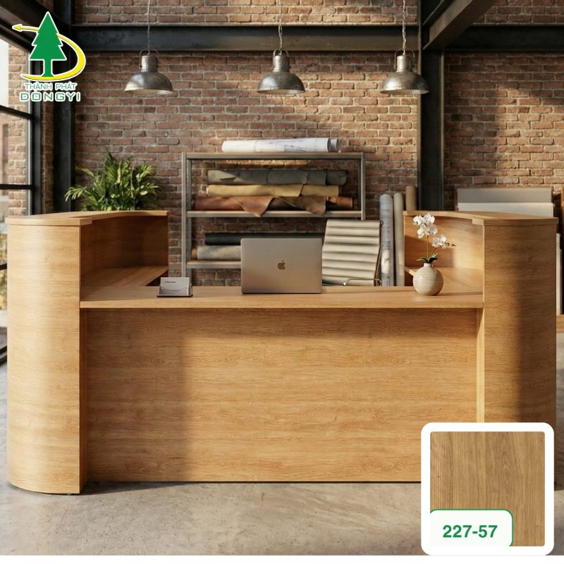 Màng film vân gỗ sồi Waveless Allover mã 227-57 Thành Phát Dongyi (7)