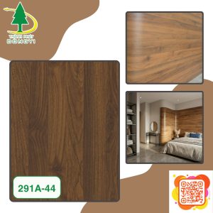 Màng film pvc gỗ óc chó Lyon Mã 291A-44 thành Phát Dongyi