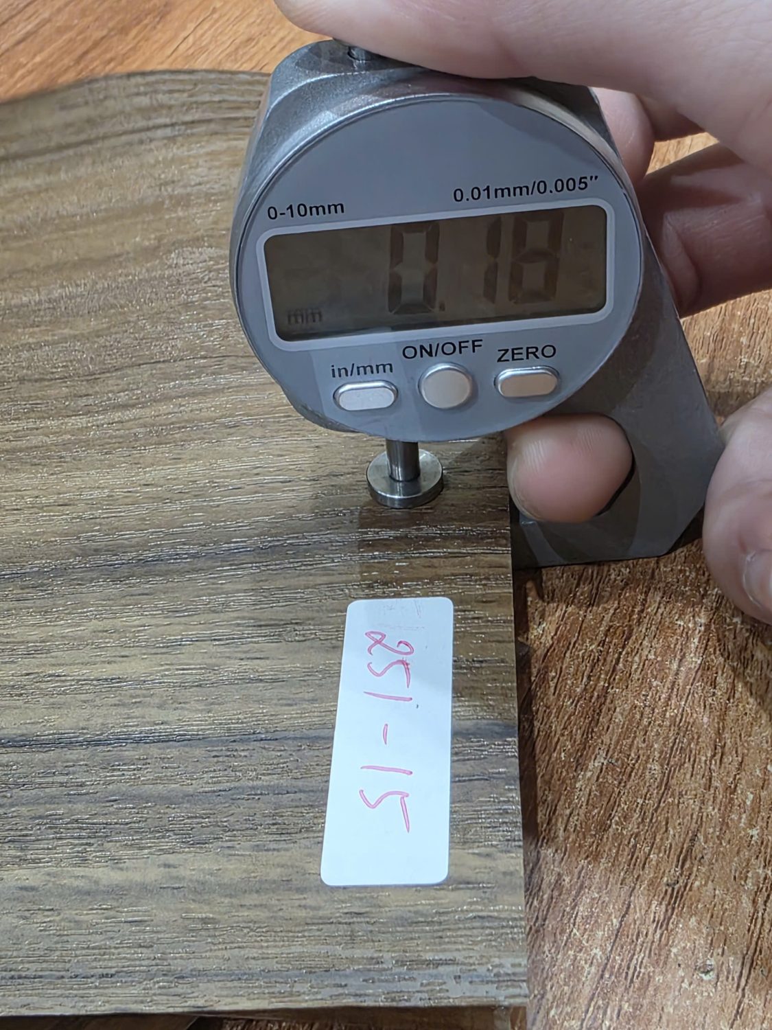 Đo độ dày màng film pvc 2