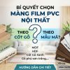 Bí quyết chọn màng film PVC nội thất