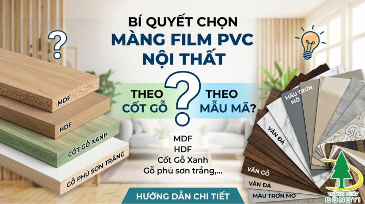Bí quyết chọn màng film PVC nội thất