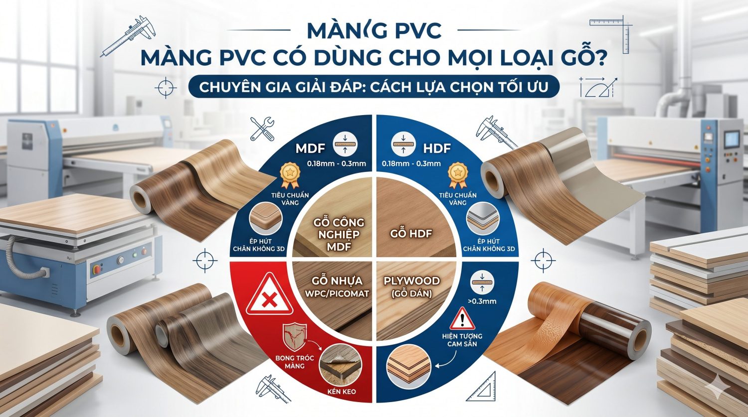 Có phải loại màng film PVC nào cũng dùng được cho gỗ [Tư vấn từ chuyên gia] (2)
