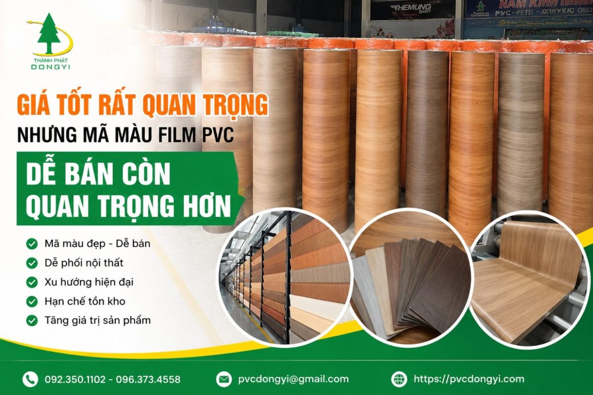 Giá tốt rất quan trọng nhưng màng film pvc để dễ bán còn quan trọng hơn