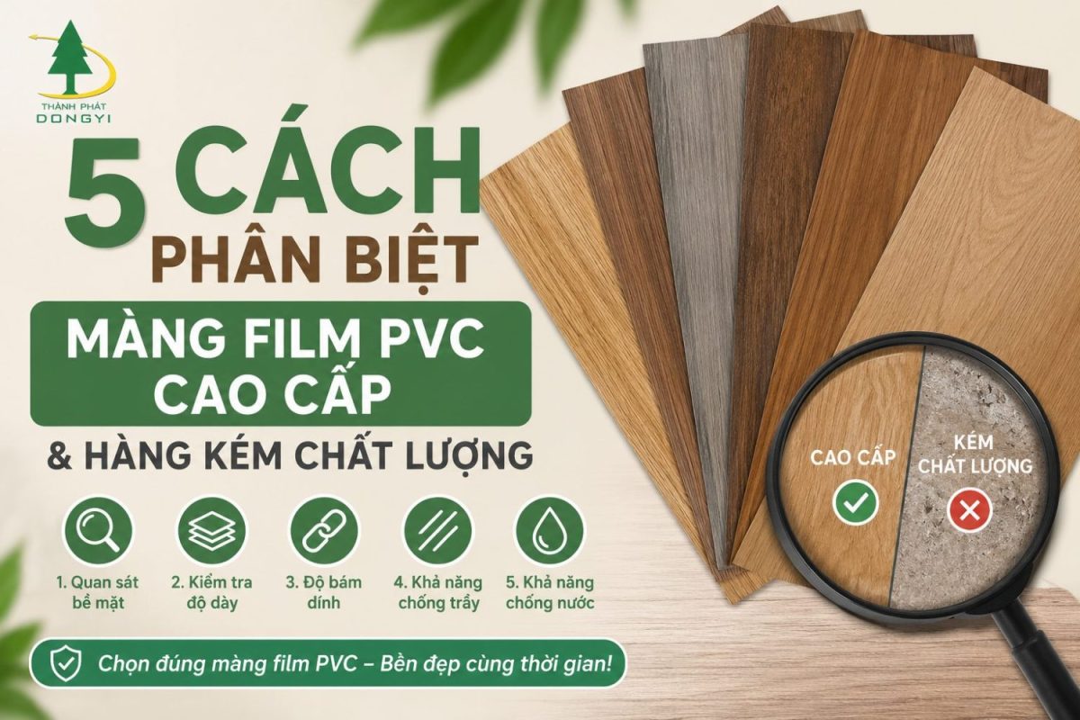5 Cách Phân Biệt Màng Film PVC Cao Cấp & Kém Chất Lượng 2026