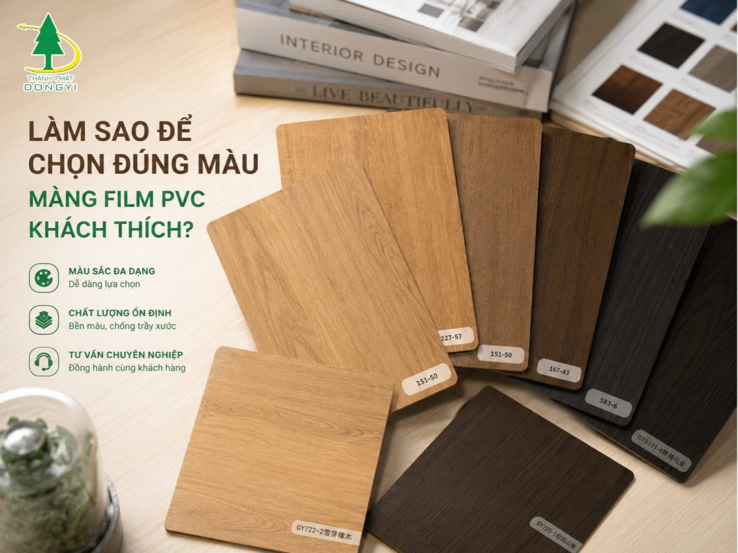Làm sao để chọn đúng màu màng film pvc khách thích