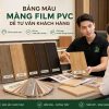 bảng màu màng film pvc dễ tư vấn khách