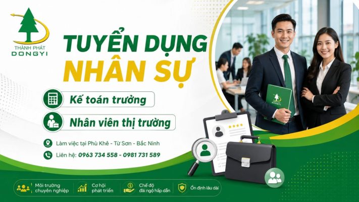 Tuyển dụng Thành Phát Dongyi , Kim Thiều Bắc Ninh